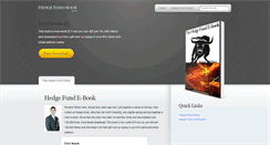 Desktop Screenshot of hedgefundsbook.com